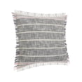 thumbnail image 3 of Laddha Home Designs Loomed Striped Cotton Throw Pillow Cover - 20" - Gray and Pink, 3 of 8