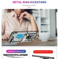 thumbnail image 6 of Allytech Rugged Case for Samsung Galaxy Z Flip6, Military Grade Protection Shockproof Cover with Metal Rotatable Ring Stand, Magnetic Car Mount Holder Case for Samsung Galaxy Z Flip6 - Silver, 6 of 8