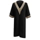 thumbnail image 4 of Puntoco Vestido De Manga Corta Con Cuello En V, Vestido Casual Con Cuello En V De Manga Media De Color Sólido De Verano Para Mujer Negro Xxxl, 4 of 5