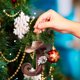 thumbnail image 4 of CaiYueKe Alphabet Christmas Ornaments, 26 Pc Set DIY Christmas Tree Letters, Acrylic Letter Pendants with Santa Hat Design, Xmas Decor for Tree Home Holiday Decorations, Acrylic Letters, 4 of 7