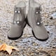 thumbnail image 1 of Fundas para botas de lluvia, chanclos reutilizables, chanclos portátiles, fundas para zapatos a prueba de lluvia para XXL Gris, 1 of 8
