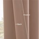 thumbnail image 4 of Cortinas Joydeco de Terciopelo Beige Rosado Blackout 160x160cm 2 Paneles, 4 of 8