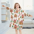 thumbnail image 5 of joogoo Wearable Blanket Hoodie for Gingerbread Christmas Flannel Sherpa Pocket 3-14 YR S, 5 of 7