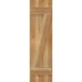 thumbnail image 5 of 10 3/4"W X 39"H Timbercraft Two 5 3/8" Boards Joined Board-N-Batten Shutters W/Z-Bar, Rough Sawn Western Red Cedar (Per Pair), 5 of 13