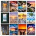 thumbnail image 2 of Pósteres y impresiones de paisajes con vistas al mar, puesta de sol, playa, paisaje marino, pintura en lienzo, paisaje natural, arte de pared nórdico, imagen para decoración del hogar, 2 of 5