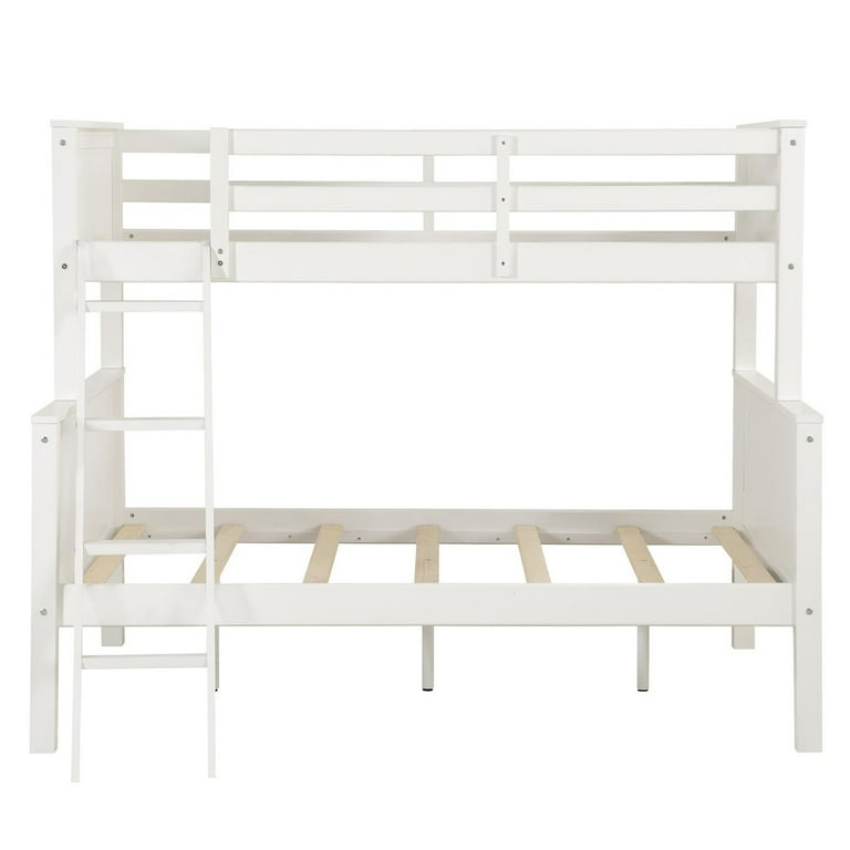 Your Zone Kiarah Twin Loft Bed with Ladder, Gray - Walmart.com