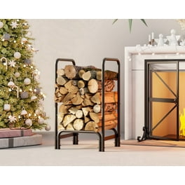 MF Studio 30 Inches Heavy Duty Steel Firewood Rack w/ Firewood Log Rack Carrier and Kindling Holder MF Studio 30 Inches Heavy Duty Steel Firewood Rack w/ Firewood Log Rack Carrier and Kindling Holder