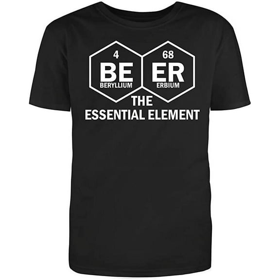 RedBarn "B*** The Essential Element Men's Cotton T Shirt Black Small