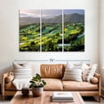 thumbnail image 2 of Elephant Stock Seoul Golf Course Wall Art - Horizontal Multi Panel Canvas - Lobby Wall Decor - Sports Multi Panel - Green And Yellow Decor - 65" x 42", 2 of 8