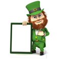 thumbnail image 1 of Star Cutouts SC719 St Patricks Day Sign Cardboard Cutout Standup, 1 of 1