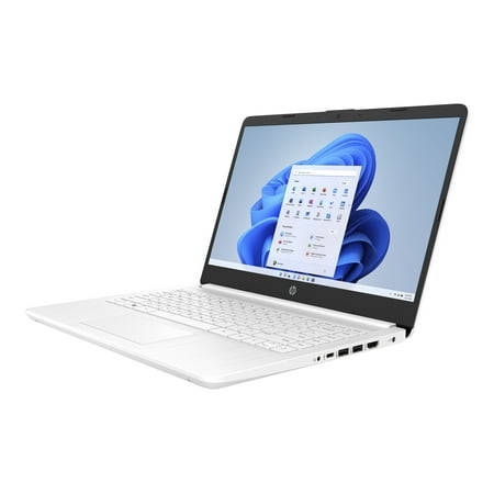 UPC: 0196548430192 | HP 14-DQ0052 Celeron® Dual-Core N4020 64GB eMMC 4GB 14 (1366×768) WIN11 S SNOWFLAKE WHITE
