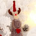 thumbnail image 4 of Colgante de Reno de alce de peluche de Navidad JAMW 3 uds Sencillez, 4 of 5