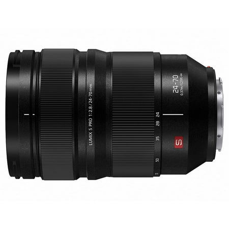 Panasonic - LUMIX S Pro 24-70mm F2.8 Interchangeable L-Mount Compatible Lens for Lumix S Series Cameras - Black