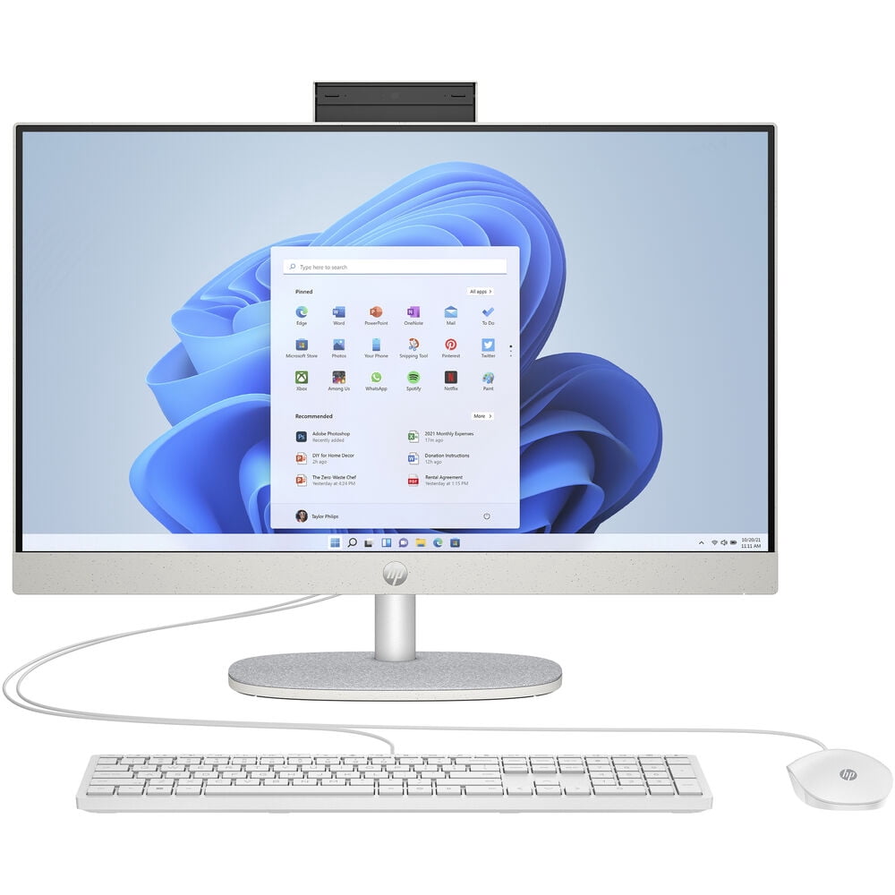 HP 23.8" Full HD Touchscreen All-In-One Computer, Intel Core Ultra 5 125U, 8GB RAM, 512GB SSD, Windows 11 Home, 24-cr1170