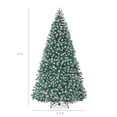 thumbnail image 2 of Best Choice Products Artificial Frosted Christmas Tree, 6ft Premium Unlit Spruce Design, Dense Branches - Blue Spruce, 2 of 7