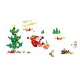thumbnail image 3 of Pegatinas removibles e impermeables de Papá Noel para árbol de Navidad, ideales para fiestas, habitaciones y supermercados. 4, 3 of 8