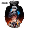 thumbnail image 3 of Sudadera con capucha con estampado 3D de Jujutsu Kaisen Gojo Satoru, pulóver neutro de talla grande para hombres y mujeres, top de moda urbana para niños, 3 of 5