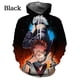 thumbnail image 3 of Sudadera con capucha con estampado 3D de Jujutsu Kaisen Gojo Satoru, pulóver neutro de talla grande para hombres y mujeres, top de moda urbana para niños, 3 of 5