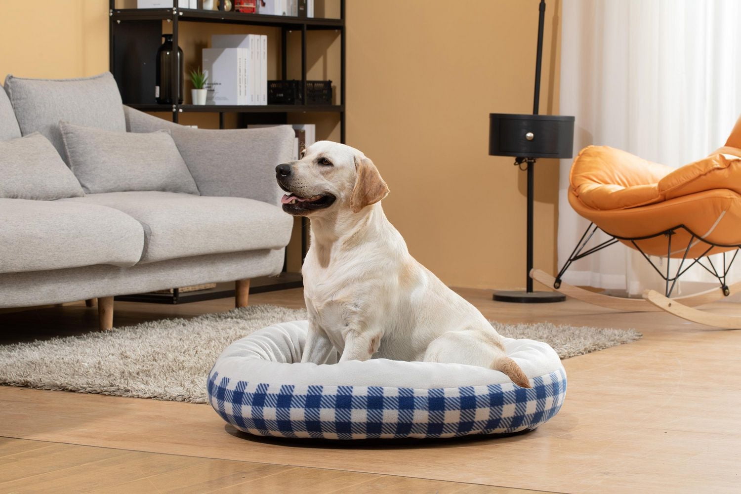 Pet Space Round Bed Red