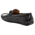 thumbnail image 3 of Franco Vanucci Men's Croco Embossed Driver loafers, 3 of 3