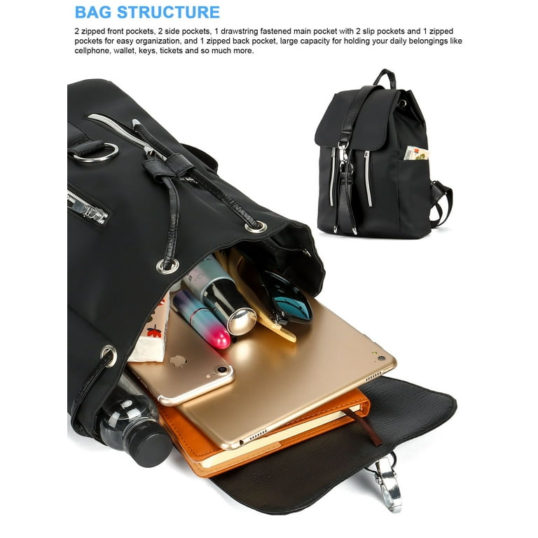 バッグ nit alcove black dual-shoulder backpack バッグ nit alcove black dual-shoulder backpack Zipper Lock