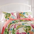 thumbnail image 5 of Greenland Home Fashions Tropics Coastal Paradise Quilted Pillow Sham, King Punch, 5 of 5