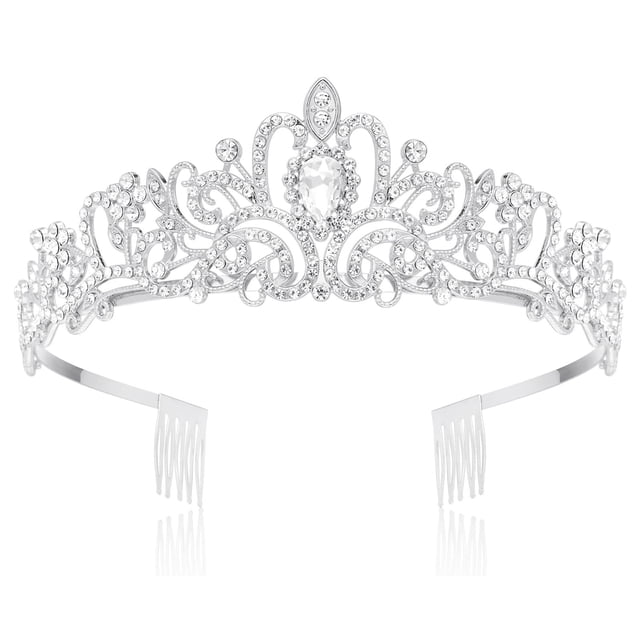 Crystal And With Comb Headband For Girl Or Women Birthday Party Wedding Prom Bridal