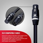 Monster Cable Prolink Studio Pro 2000 Microphone Cable – 5 ft, Oxygen-Free Copper Construction