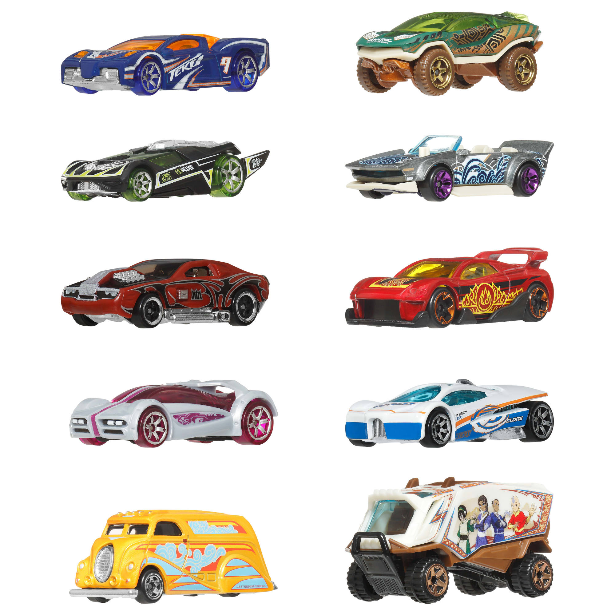 Hot Wheels Themed Entertainment Toy Cars or Trucks, Set of 5 Vehicles (Styles & Colors May Vary, Items May Not Be Pictured)