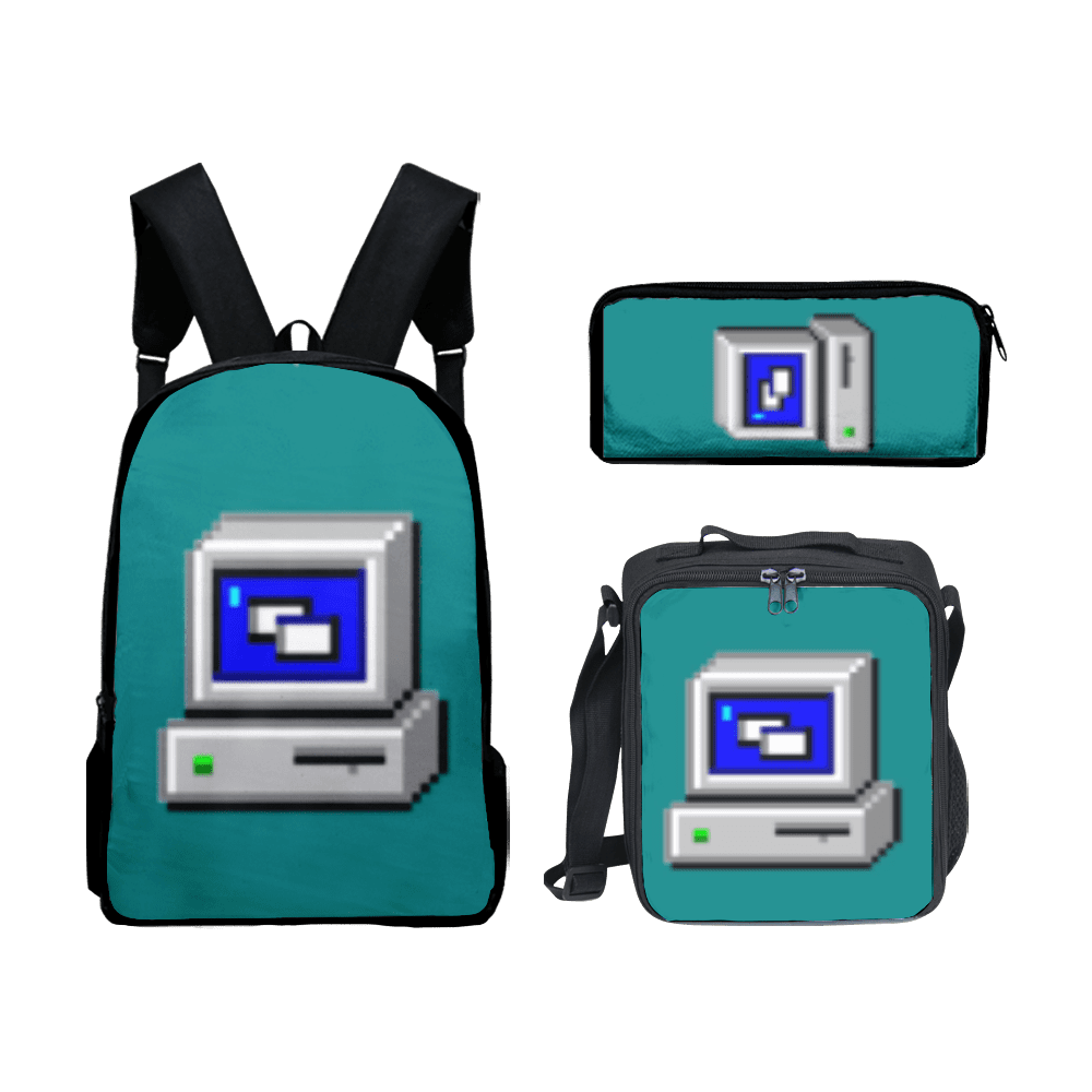 Wilbur Soot Merch Cool Backpack 3D School Student Travel set of Daypack