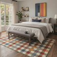 thumbnail image 2 of GENIMO 8'x10' Area Rug for Living Room, Large Machine Washable Non Slip Low Pile Rug for Bedroom Dining Room, Modern Minimalist, Dusty Terracotta, 2 of 6