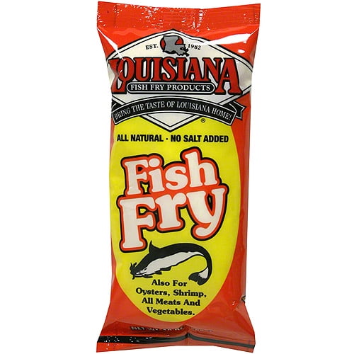 Louisiana Fish Fry All Natural No Salt Fish Fry, 10 oz. (Pack of 12)