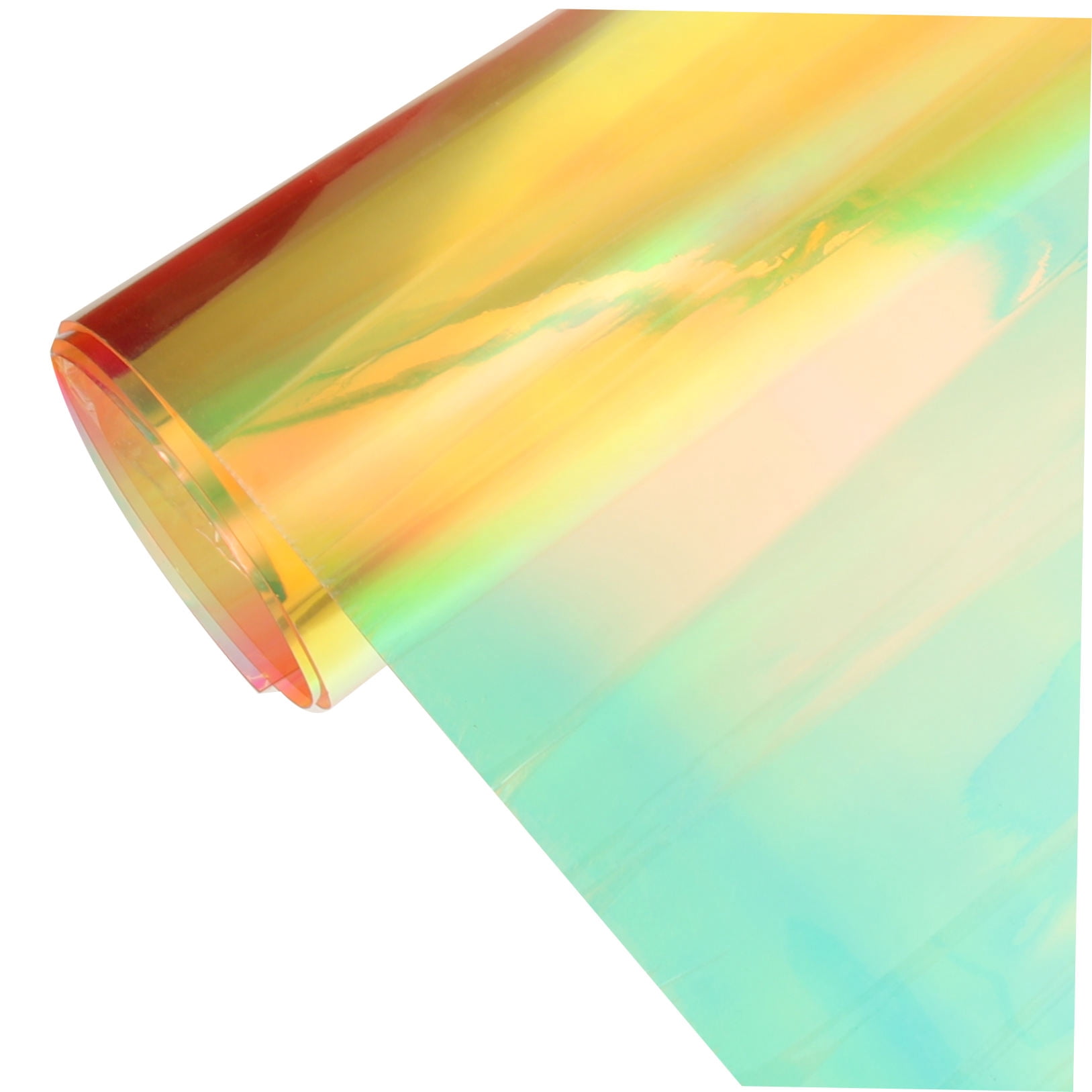 Worgeous Iridescent Holographic Golden PVC Fabric Sheet 37.4 x 19. Crafts and Projects