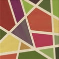 thumbnail image 1 of Ahgly Company Machine Washable Indoor Square Transitional Metallic Gold Area Rugs, 6' Square, 1 of 7