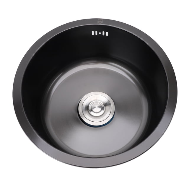 Undermount Small Kitchen Sink, Professional Single Bowl Kitchen Sink Stainless Steel Large Capacity for Kitchen