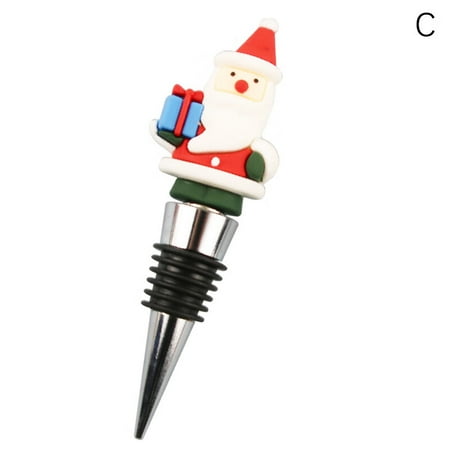 

Party Yeah 1Pc Christmas Series Wine Stopper Bar Party Decoration Snowman Shape Fresh-Keeping Wine Champagne Stopper Bar Accessories