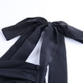 thumbnail image 4 of Mini vestido de verano plisado con cordones vestido de tirantes sin espalda ropa sexy, negro, m kenally AP001275-05B, 4 of 7