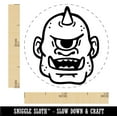 thumbnail image 2 of Cyclops One Eyed Monster Head Fantasy Creature Rubber Stamp for Scrapbooking Crafting Stamping - Mini 1/2 Inch, 2 of 7
