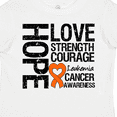 thumbnail image 4 of Inktastic Leukemia Cancer Hope Love Strength Boys or Girls Toddler T-Shirt, 4 of 5