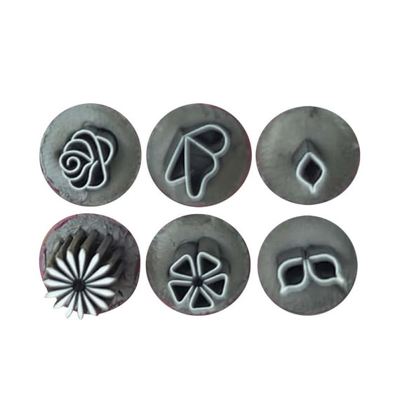 Juego de 6 rotuladores para uñas Herramientas DIY Rotulador con 6 patrones diferentes Juego de rotuladores para uñas para mujeres y niñas DIY para el hogar