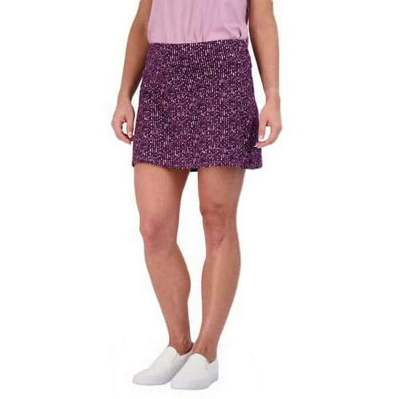 Tranquility by Colorado Clothing Women's Everyday Stretch Skort (as1, Alpha, x_l, Regular, Regular, Sparkle Plum, X-Large)
