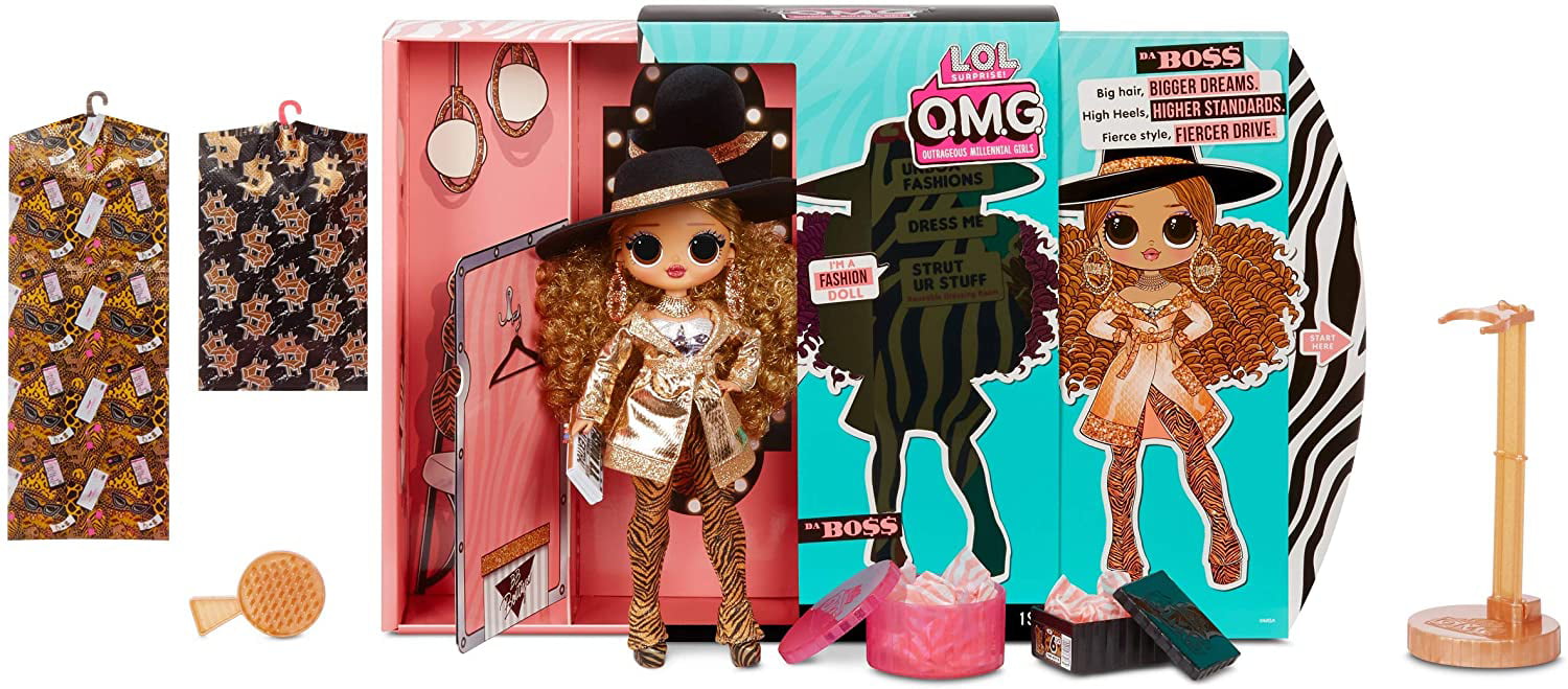 LOL Surprise OMG “Da Boss” Fashion Doll Series 3 with 20 Surprises! 