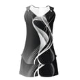 thumbnail image 5 of LYXSSBYX 2 Piece Sets for Women Summer Fashion Women Summer Printing Button Casual Short SLeeve Top+ Short Pant Set Sleeveless Round Neck Top/Shirt Set, 5 of 5