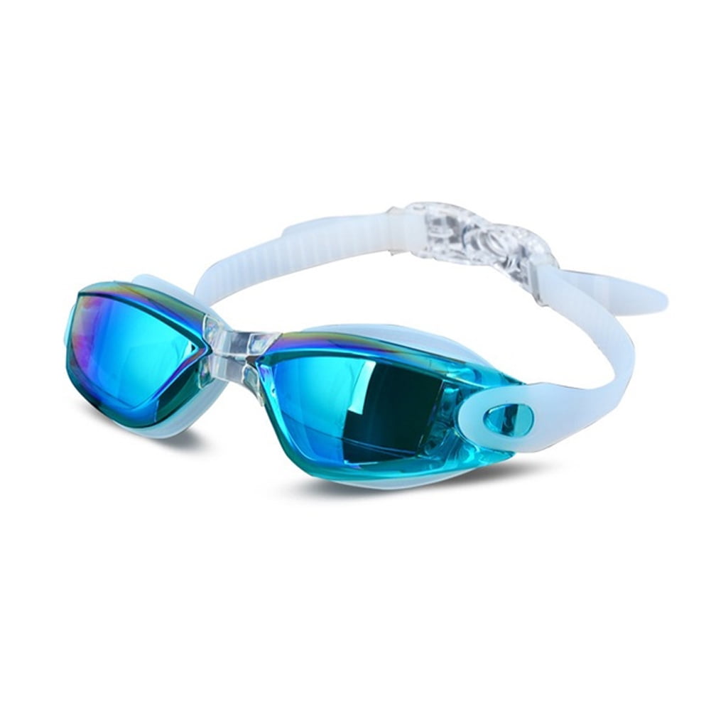 Details about   Unisex Adults Electroplating Anti-fog Anti-UV Swimming Glasses Blue 