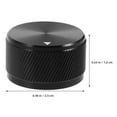 thumbnail image 2 of Masteelf Aluminum Guitar Knobs Potentiometer Knobs Universal Metal Pot Speed Control Volume Tone Knobs for Amplifier Power, 2 of 8