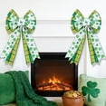 thumbnail image 4 of Decoraciones de Arco para Fiesta Decoración de Arco de San Patricio Colgante Irlandés 35x22cm/13.78x8.66In Paño Verde, 4 of 6