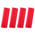 thumbnail image 3 of RomaMX 4pcs Silicona Pot Handle Holder Cubierta resistente al calor antideslizante Potholder Handle Sleeve (Rojo), 3 of 7