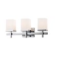 thumbnail image 1 of Maxim 2153SWPC Tetra 3-Light Bath Vanity Wall Light, Polished Chrome, 1 of 1