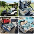 thumbnail image 6 of Golf Cart Seat Covers for 2 Seater,Blue Teal Coastal Microfiber Cart Seat Towel Blanket,Summer Beach Starfish Sea Turtle Absorbent Breathable Non Slip Bench Seats Protector for Golf Course 51"x31", 6 of 9