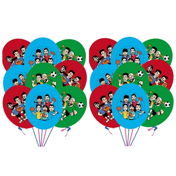 Dude Perfect Balloons Party Supplies Birthday Favors Decorations Decor Kit Latex